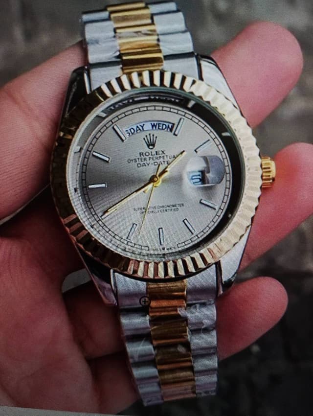 Rolex Oyster Perpetual Day-Date Two-Tone Watch