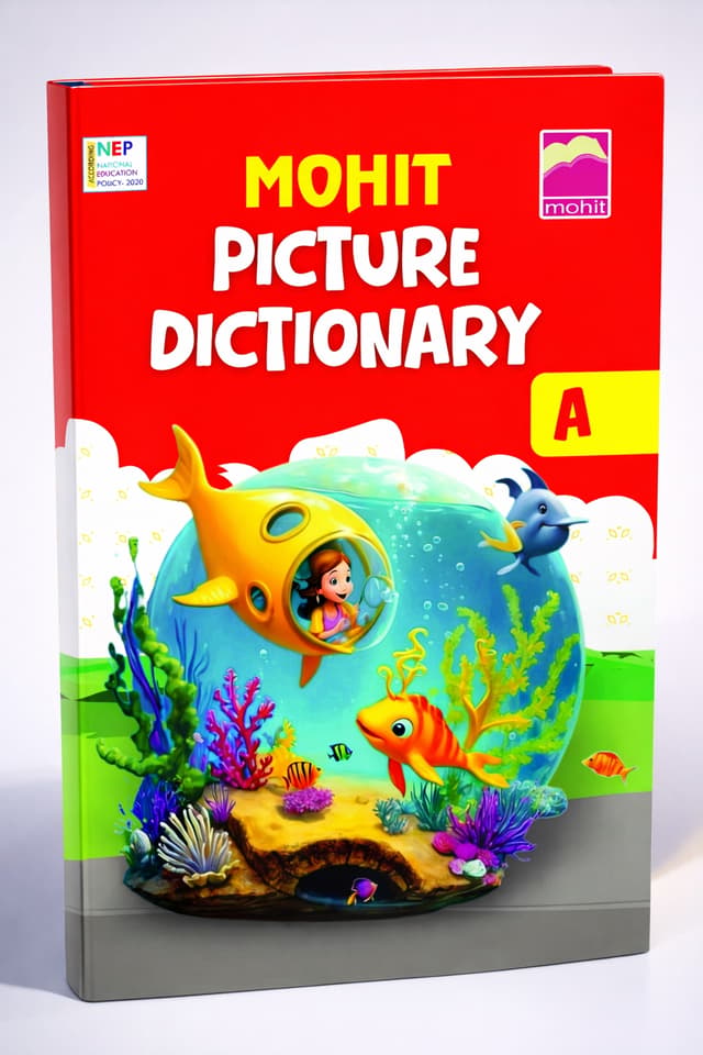 Mohit Picture Dictionary A - Nursery Educational Book