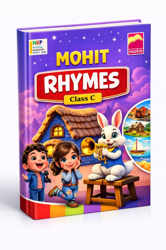 Mohit Rhymes Class C Children's Book UKG Educational