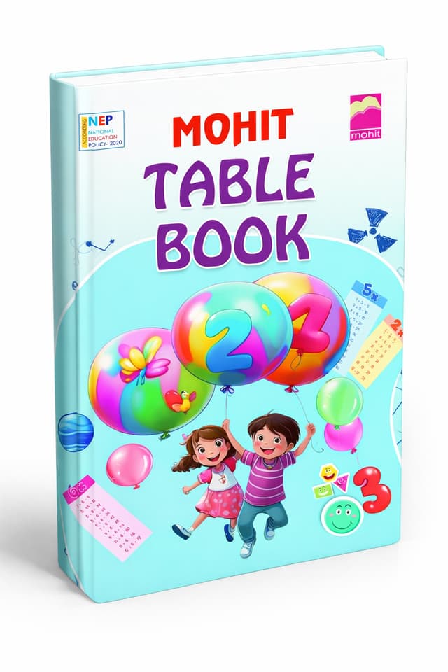 Mohit Table Book UKG Educational Children's Book