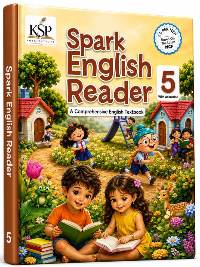 Spark English Reader 5 - KSP Publications English Textbook with Animation