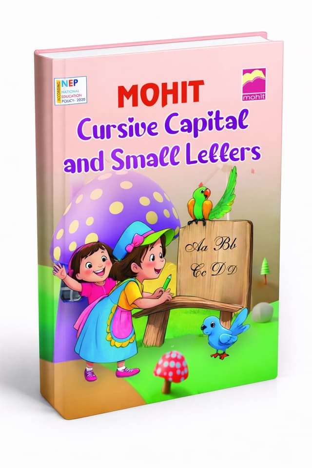 MOHIT Cursive Capital and Small Letters Children's Book UKG