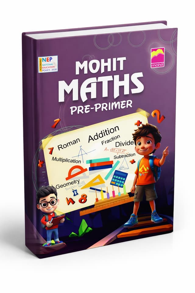Mohit Maths Pre-Primer LKG Children Educational Book