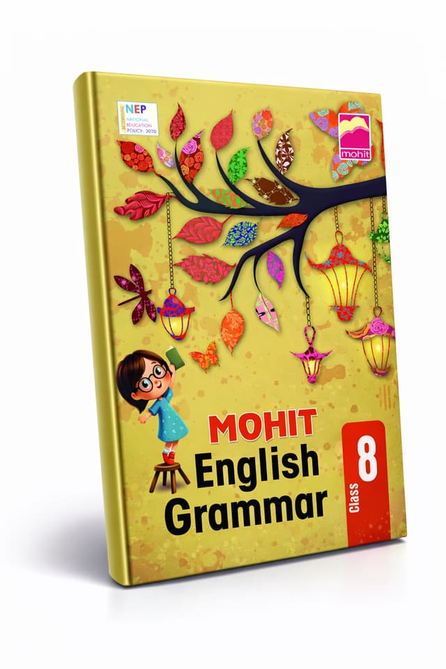 Mohit English Grammar Class 8 Textbook