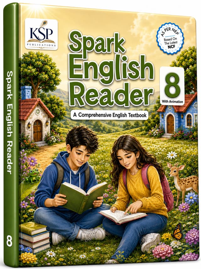 Spark English Reader 8 - KSP Publications English Textbook