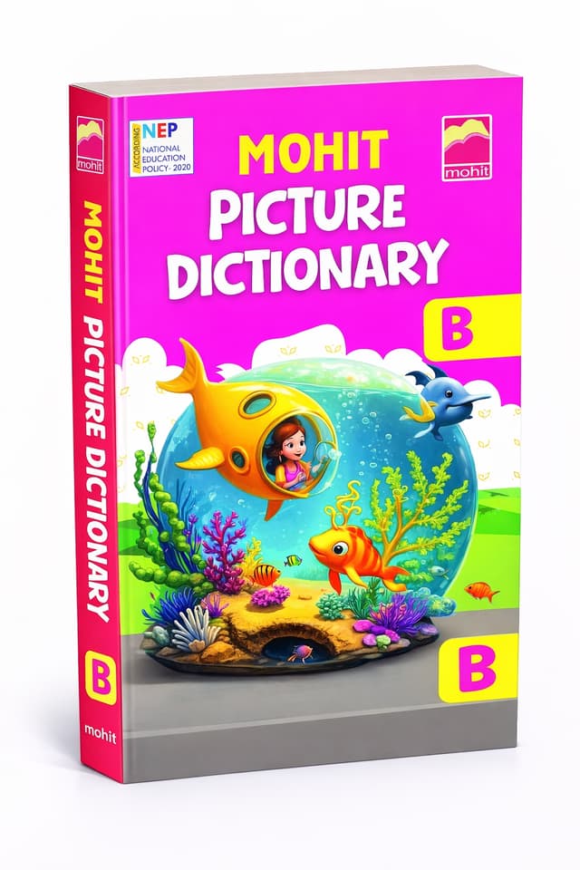 Mohit Picture Dictionary B - LKG Children's Educational Book