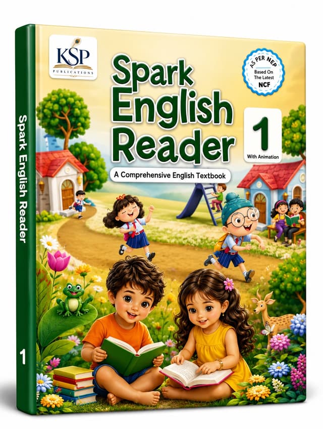 Spark English Reader 1 with Animation - KSP Publications Textbook