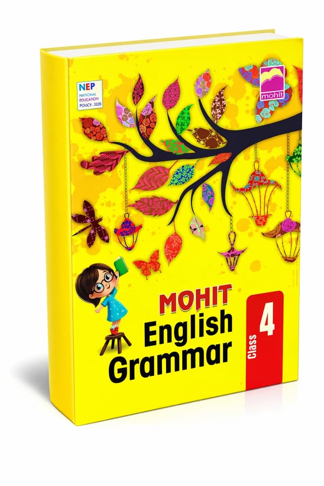 Mohit English Grammar Class 4 Textbook