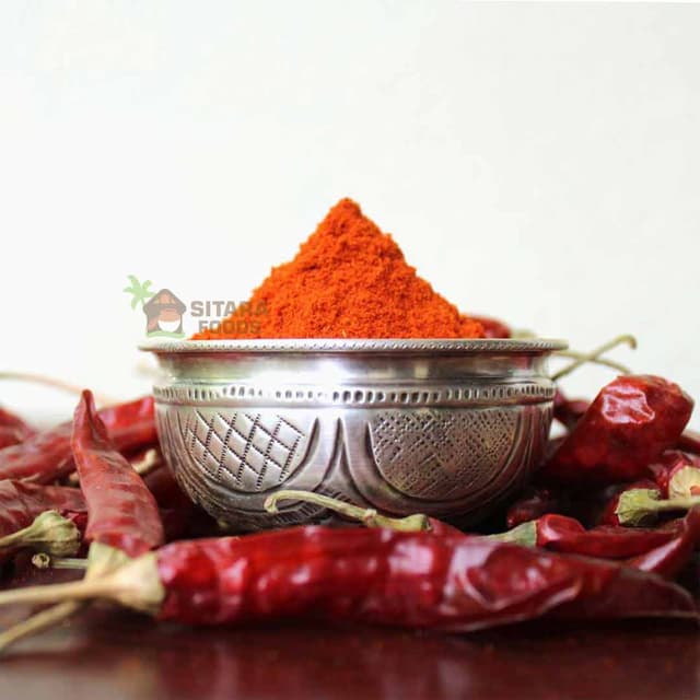 Stone Grinder Grounded MILD Spicy GUNTUR RED CHILLI POWDER PREMIUM QUALITY